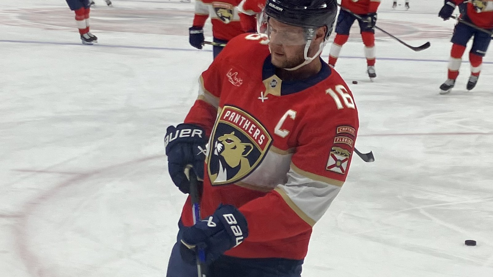 Aleksander Barkov Florida Panthersin pelipaidassa