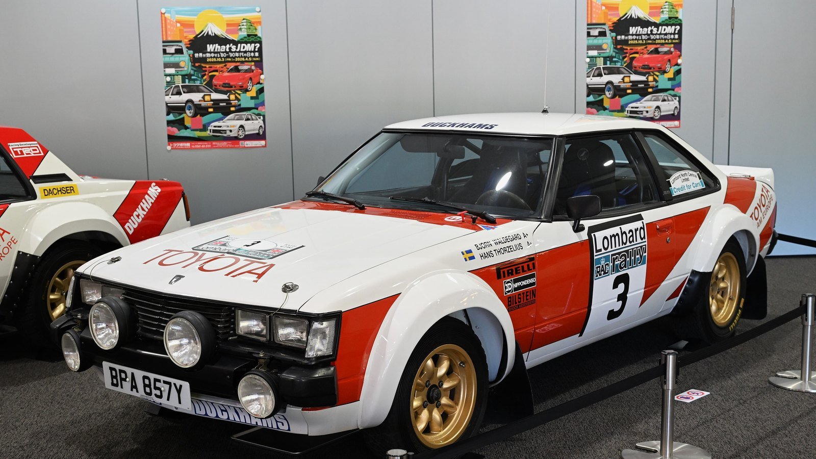 Toyotan WRC-ralliauto Kreikan MM-rallin sorakokeella